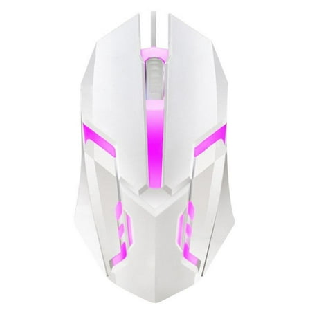 liraijei Gaming Mouse 7-Colors LED Backlight Ergonomics USB Wire Mouse d Gamer E5D5