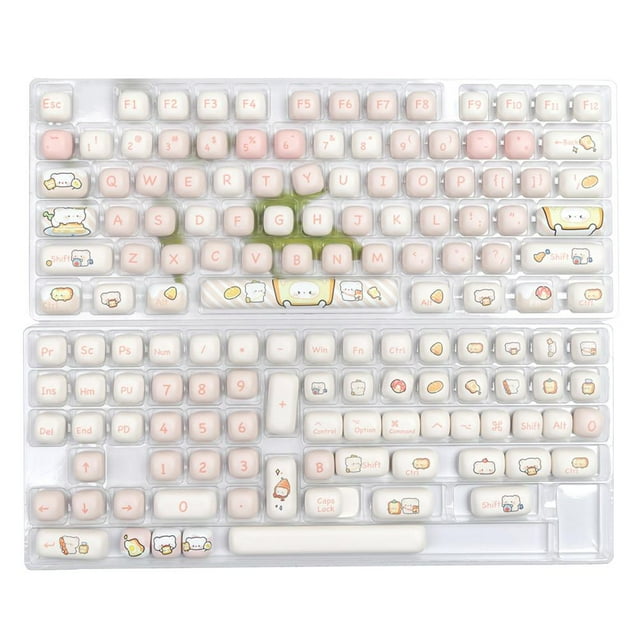 liraijei Mantou keycaps bread bear big complete set split type C8F1