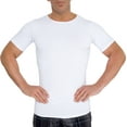 thumbnail image 1 of men s slimming compression body shaper gynecomastia undershirt, 1 of 7