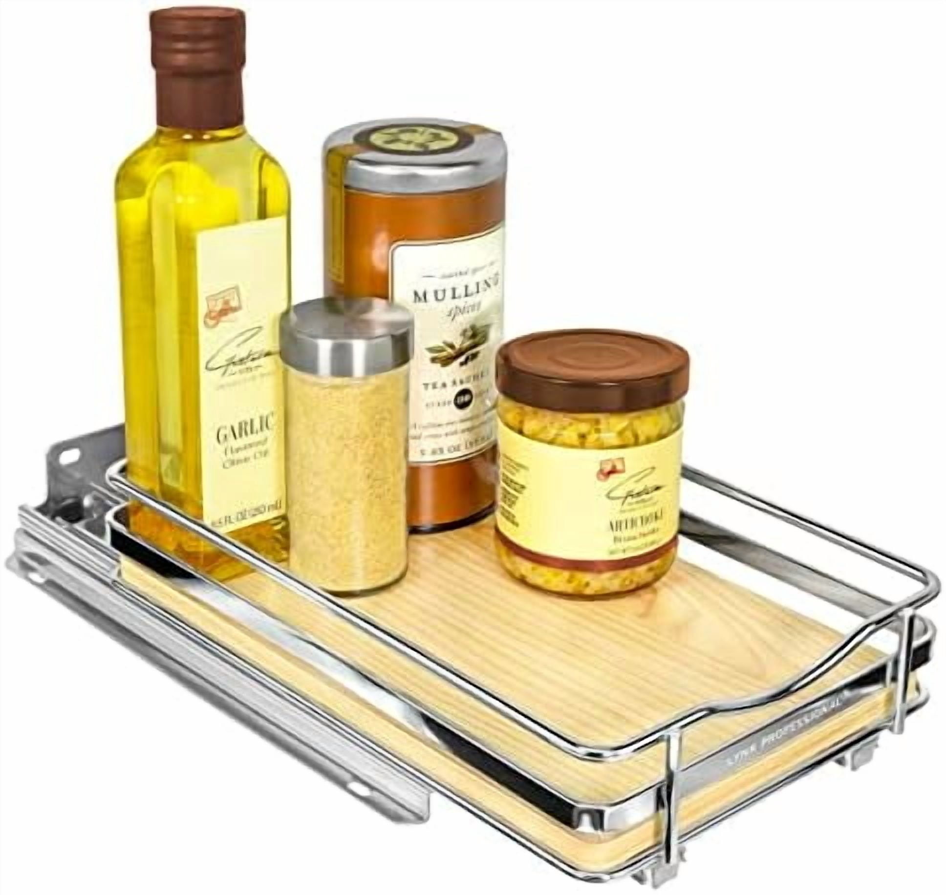 ® Élite™ Pull Out Spice Rack Organizer for Inside Kitchen Cabinets - 6 ...