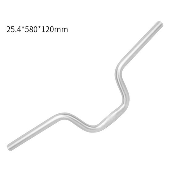 litepro Bike Handlebar U-shaped Heightened Aluminum Alloy Handle Bar 25.4x580mm Compatible For Brompton