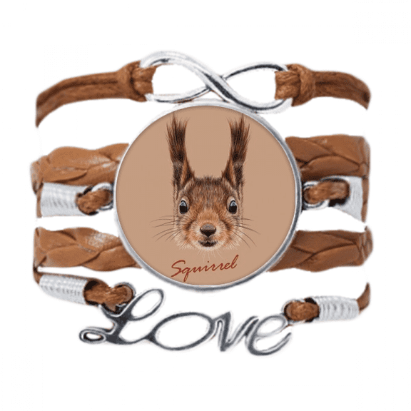 little brown long ears squirrel animal bracelet love chain ornament wristband