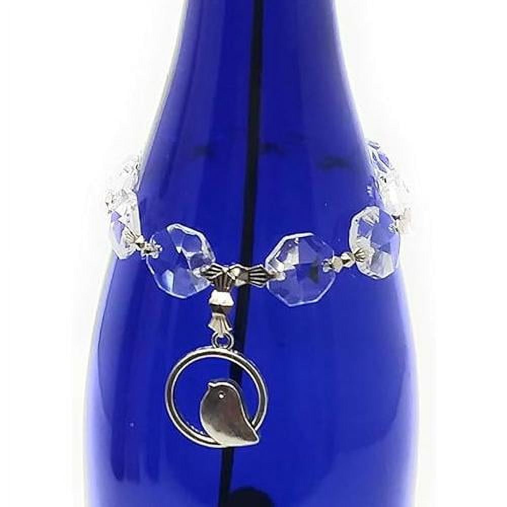 little crystal prism incense holder/burner bottle (assorted colors