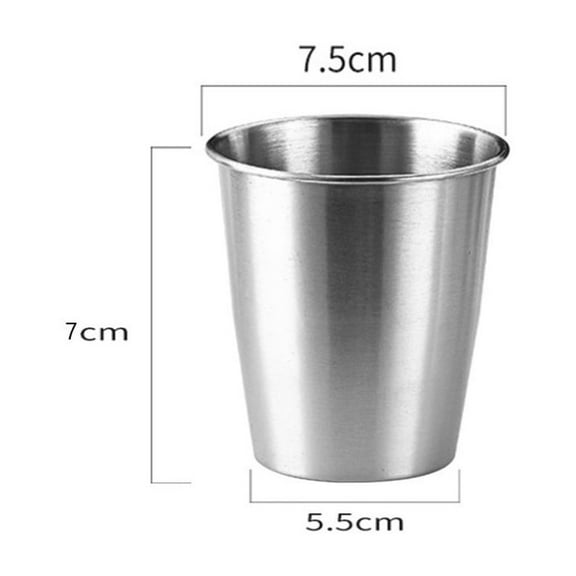 little home 1pc 240-500ml 304 Stainless Steel Beer Cup Drinking Mug For Party Holiday Picnic Coffee Whisky Tea Outdoor Camping Supplies