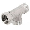 little home G1/2" 3 Way Diverter Valve Hose Fitting Tee, T Shape