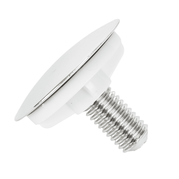 little home Kitchen Sink Tap Hole Cover 49mm Chrome ABS Plastic Blanking Plate Overflow Stopper Plug Basin Accessory Easy Installation No Tools Required