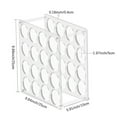 thumbnail image 1 of little home Removable 16/32 Hole Vinyl Roll Holder Acrylic Wrapping Paper Storage Rack, 1 of 10