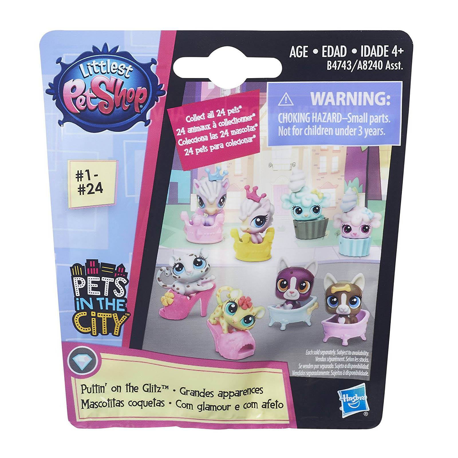 Littlest Pet Shop Slushie Squad Pack, includes 5 pets & 5 accessories 