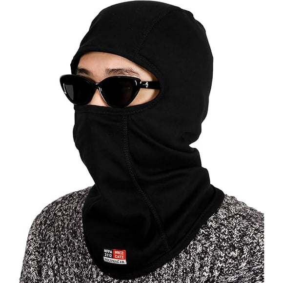 FR Balaclava Face Mask 7oz Flame Resistant Covering Welding Hood Arc Rated NFPA2112 CAT2 One Size