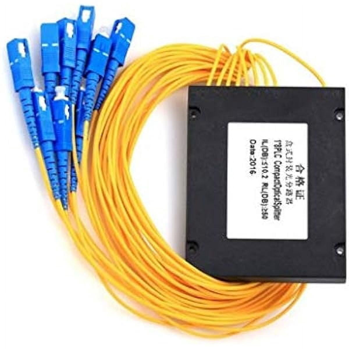liuliuliu PLC Fiber Splitter with Plastic ABS Box Package, 2.0mm, SC ...