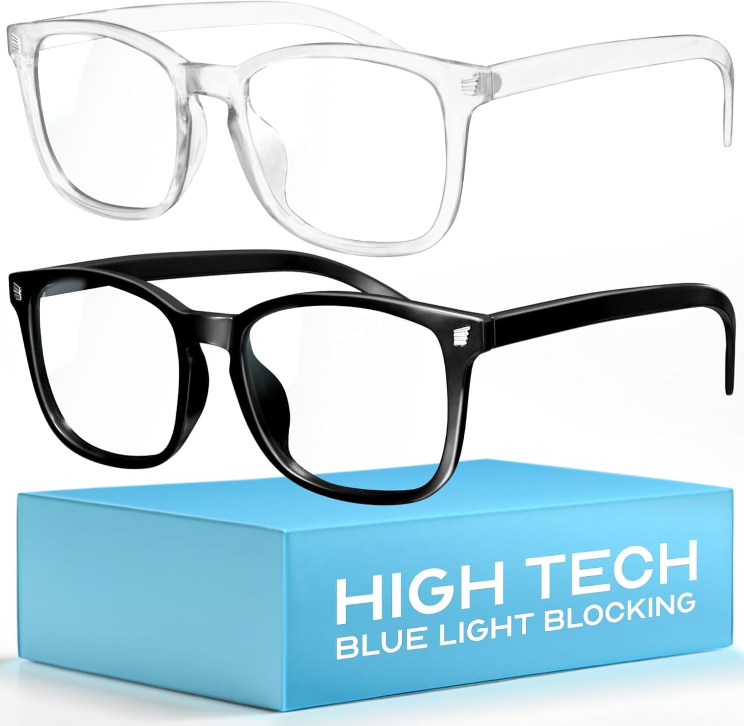 livho Blue Light Blocking Glasses, Computer Reading/Gaming/TV/Phones Glasses for Women Men,Anti Eyestrain \u0026 UV Glare