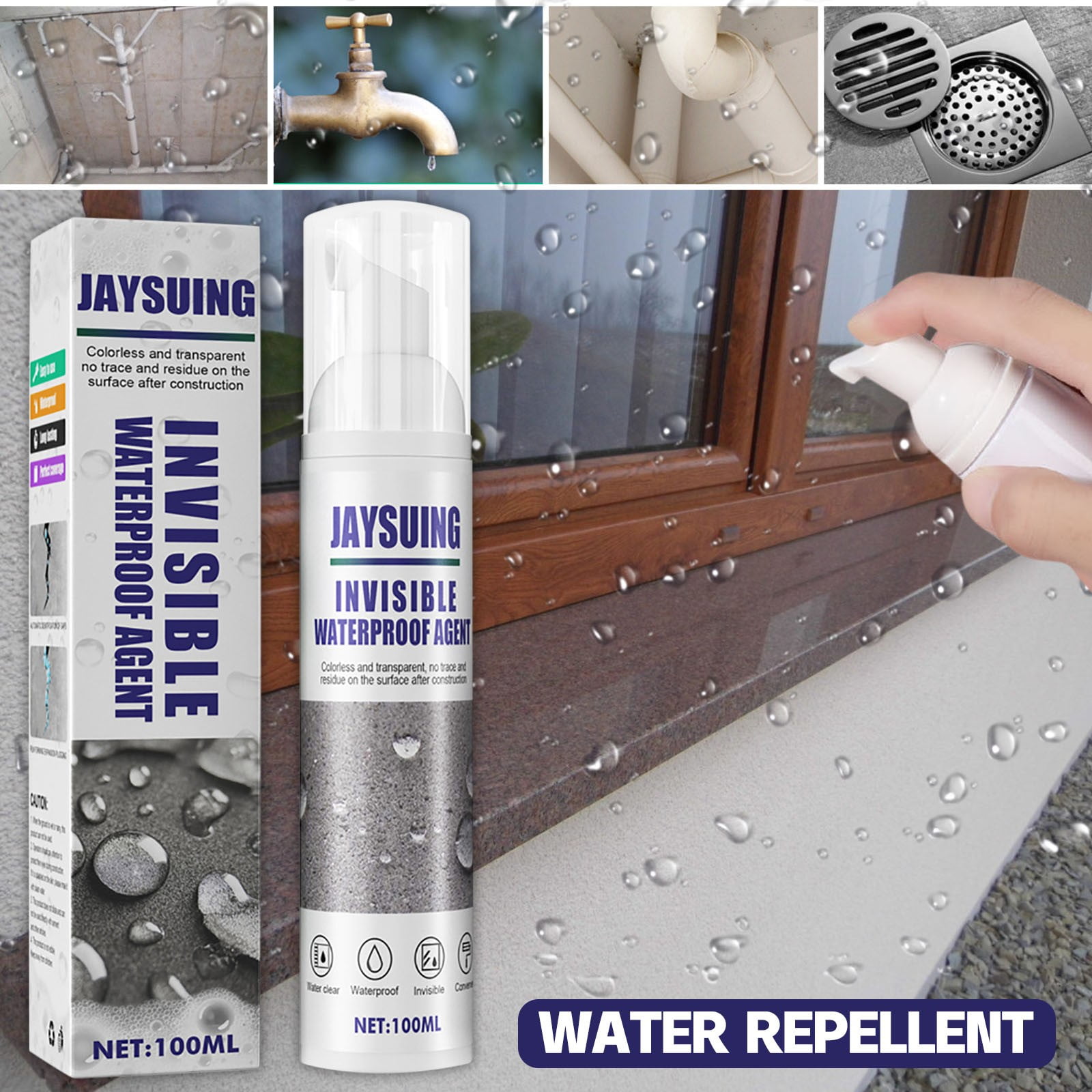 living room bathroom detergent spray mold and mildew rust removal Super ...