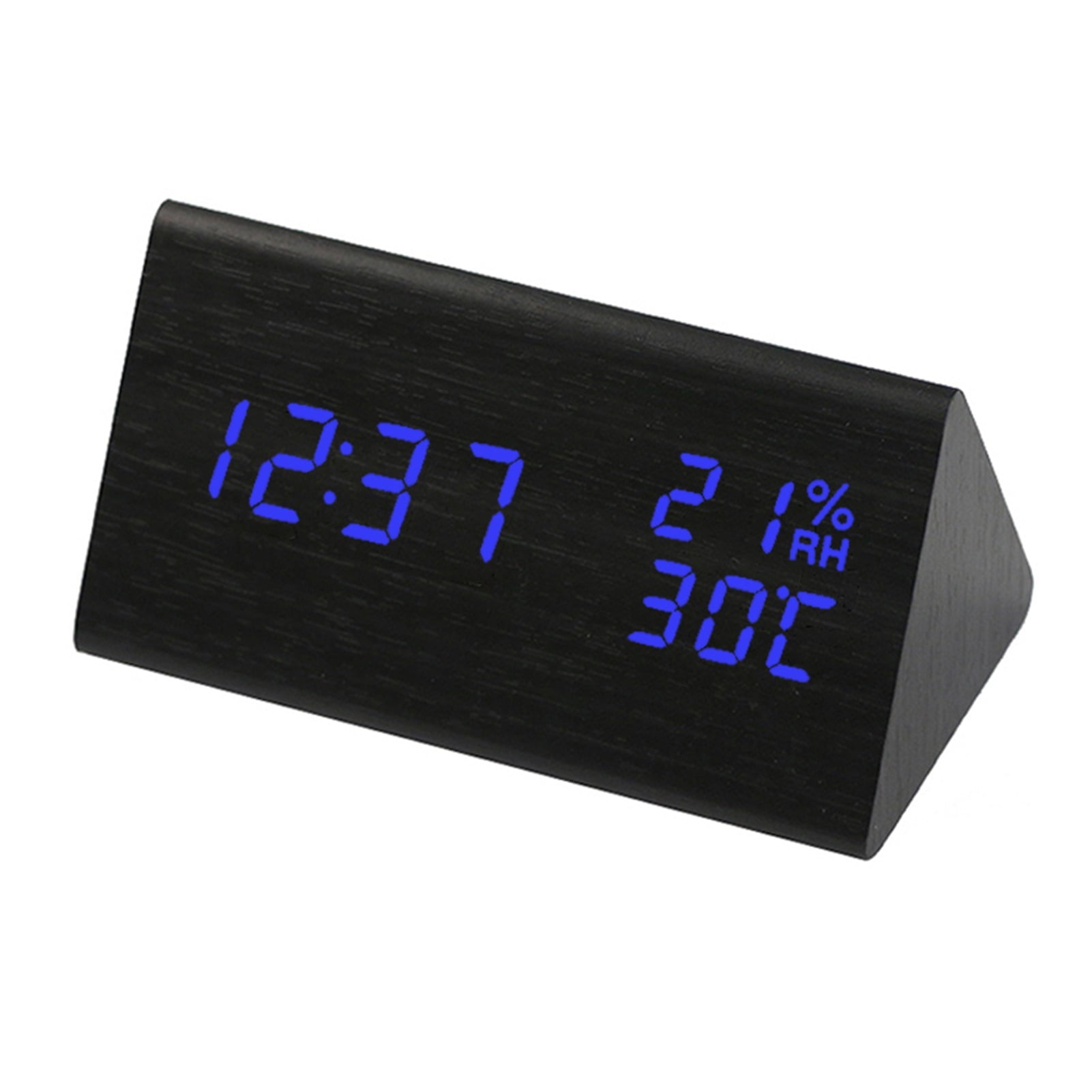 lixiao LED Digital Clock Alarm Clock Table Sound Control Electronic