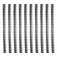 thumbnail image 1 of lixuesong 10 Pcs Comb Binding Spines Easy to Open and Close Binder Combs and Spines for Document Notebook File Making, 1 of 3