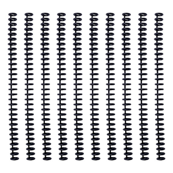 lixuesong 10 Pcs Comb Binding Spines Easy to Open and Close Binder Combs and Spines for Document Notebook File Making