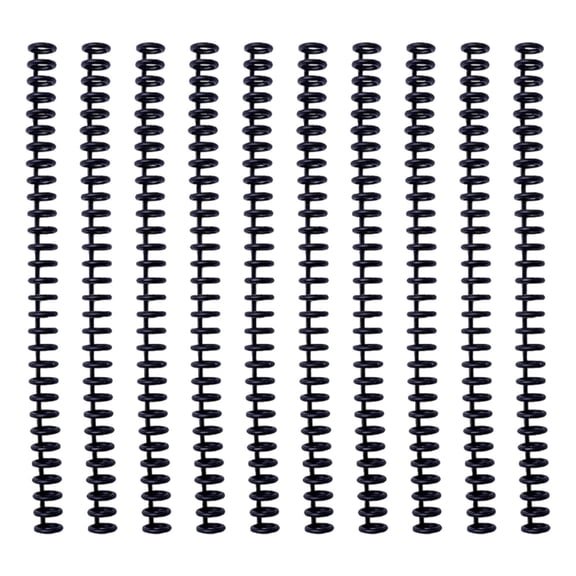 lixuesong 10 Pcs Comb Binding Spines Easy to Open and Close Binder Combs and Spines for Document Notebook File Making