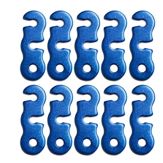 lixuesong 10Pcs Outdoor Camping Tent Rope Buckles 3 Hole Rope Tensioner Guyline Cord Adjuster Tent Tensioner Tent Wind Rope Buckle
