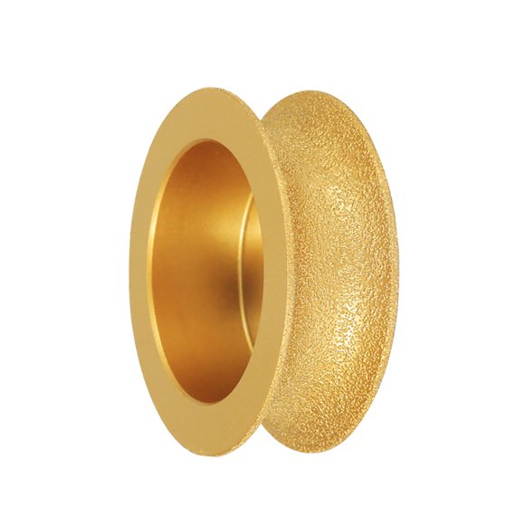 lixuesong 10mm/15mm/20mm/25mm/30mm Round Brazed Diamonds Grinding Wheel Marble Stone Edging Grinding Disc Replacement