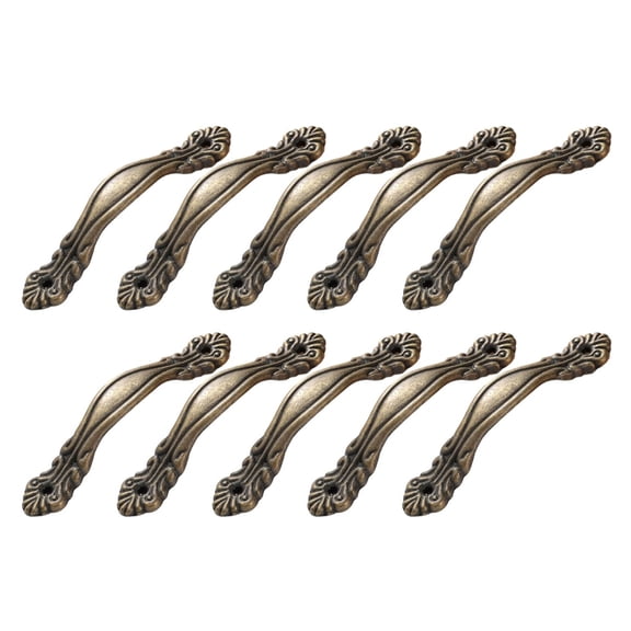 lixuesong 10pcs Alloy Knobs Drawer Handles Antique Pulls Lightweight Pull Handle for Wine Crates & Wood Storage