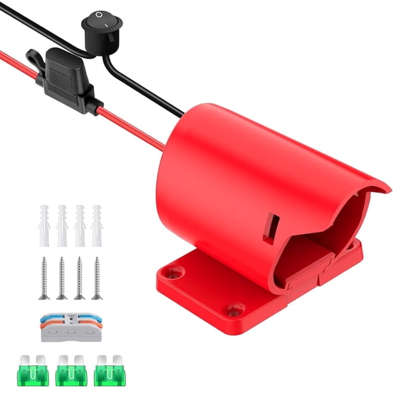 lixuesong 14AWG Wire Battery Adapter Fused Wire Terminals Power Connector Battery Conversion for Project Robotics Application