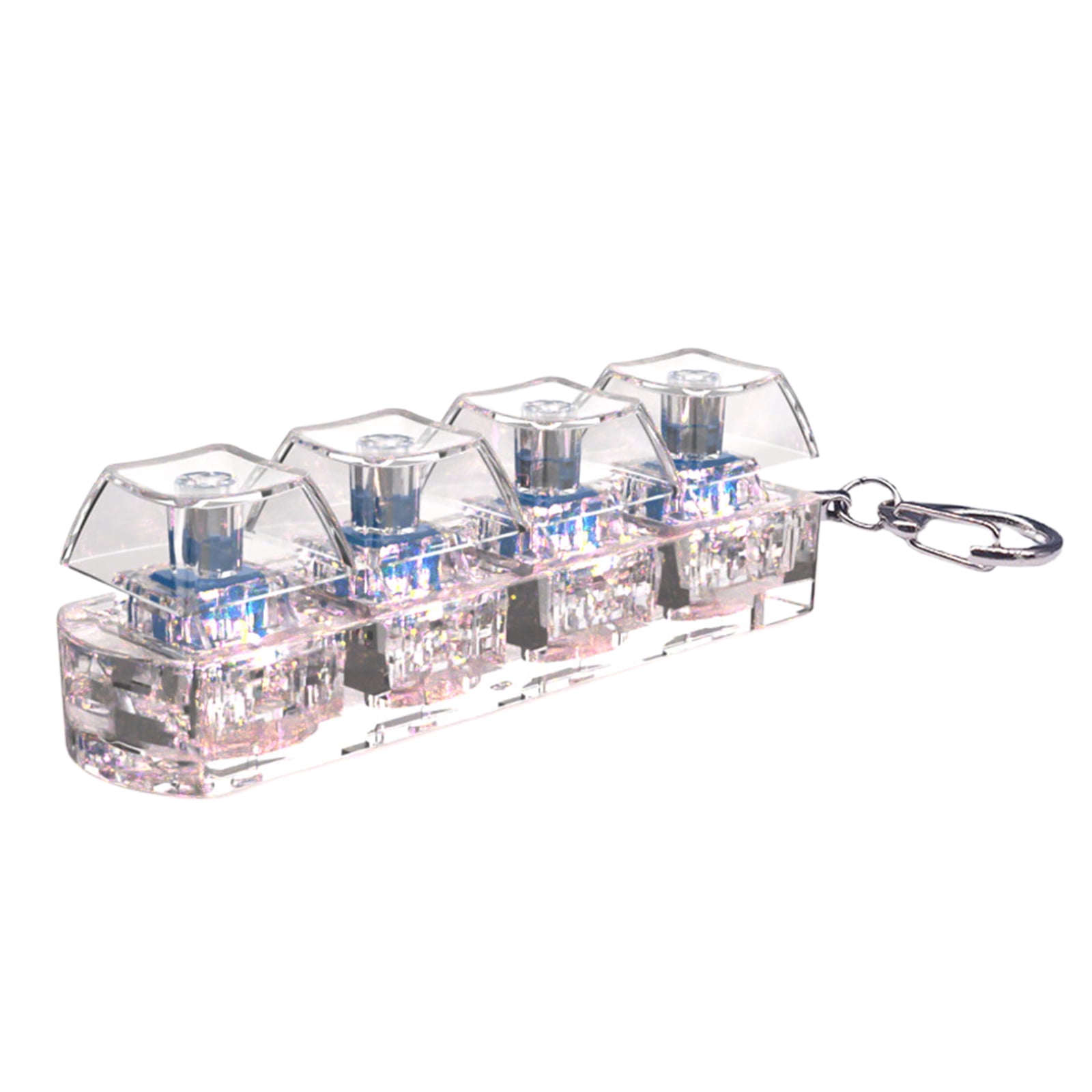 lixuesong 1PC 4-Key LED Light Keyboard Clicks Toy Keycap Tester For ...