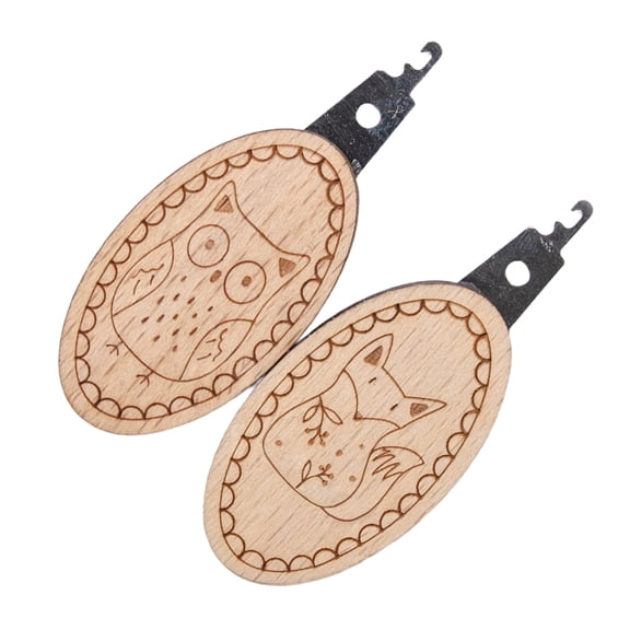 lixuesong 2 Pcs Needle Threader with Animal Pattern Embroidery Needle Threader Needle Threading Tool for Elderly Craft Enthusiasts