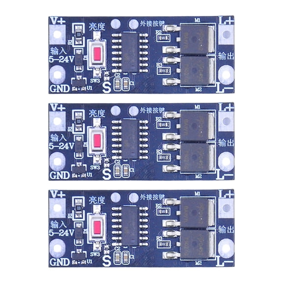 lixuesong 3 pcs Low Voltages LED Light Driver with Customizable /Out Timing and Shortcircuits Prevention