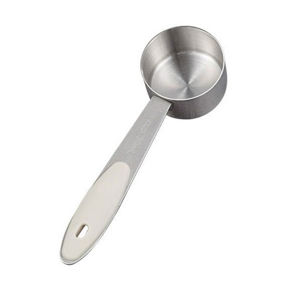 lixuesong 30ml Small Cup Measuring Scoops Coffee Spoon Food Grade Stainless Steels Tablespoon for Coffee, Teas, Sugar, Flour