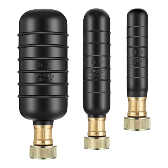 lixuesong 3Pcs Drain Bladders 1 to 6Inch Pipes Bathroom Sinks Shower Drains Cleaner Kitchen Plumbing Hair Clog Remover