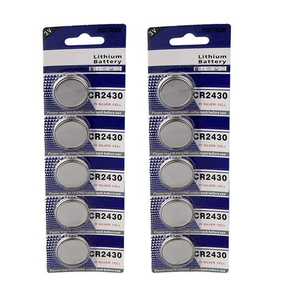 lixuesong 3V CR2430 Button Battery Coin Cells Button Batteries for Low Power Devices Electronics (Pack of 5PC/10PC)