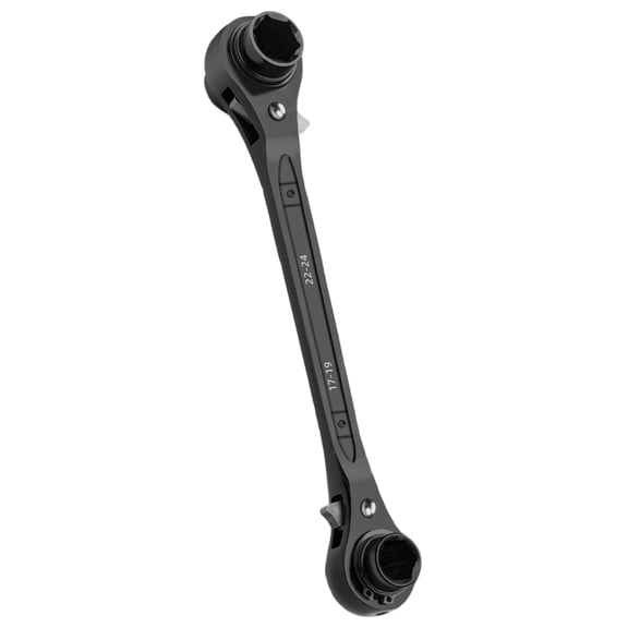 lixuesong 4 Function Double Head Ratcheting Wrench Reversible Mechanism Hexagonal Socket Tool Professional Hand Tool