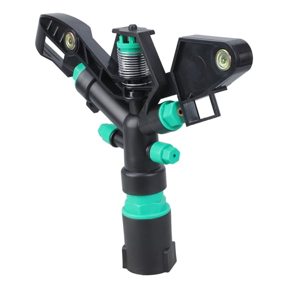 lixuesong 4 Nozzle Rotating Sprinkler Head Fit for Large Garden Farm Irrigation Durability Water Sprayed With 10M Coverage