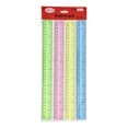 thumbnail image 1 of lixuesong 4Pcs 12Inch Clear Ruler Straight Ruler Inches and Centimeters Double Scale Ruler Drawing Ruler Math Ruler Measuring Tool, 1 of 3