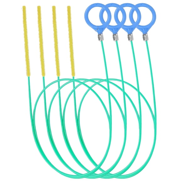 lixuesong 4Pieces Drain Tool Flexible Spirals Rods for Shower Sink Tub Hair Clog Removal Efficient Cleaner