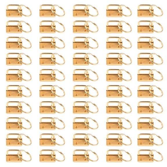 lixuesong 50 Pcs Hardware Chain Wristlet with Rings for Wristlet Keychain Chain Making Hardware Supplies