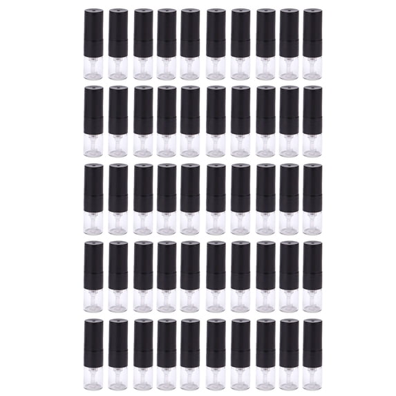 lixuesong 50Pcs 1ml Glass Perfumes Sample Bottles Leakproof Portable Refillable Miniature Atomizer Sprayer Bottles With Funnel Dis