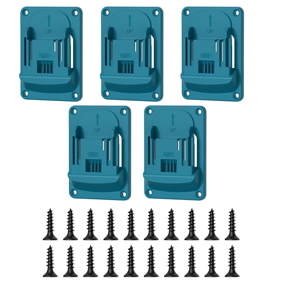 lixuesong 5PCS Tool Wall Mount Brackets For 18V Cordless Drills Space Efficient Storage ABS Materials Quick Setups Design