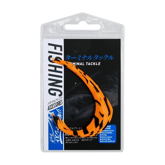 lixuesong 5Pcs Soft Spare Curled Tails Tie Silicone Streamers Jigs Lures Octopuses Hook Streamers Replacement Jigs Lures Accessori