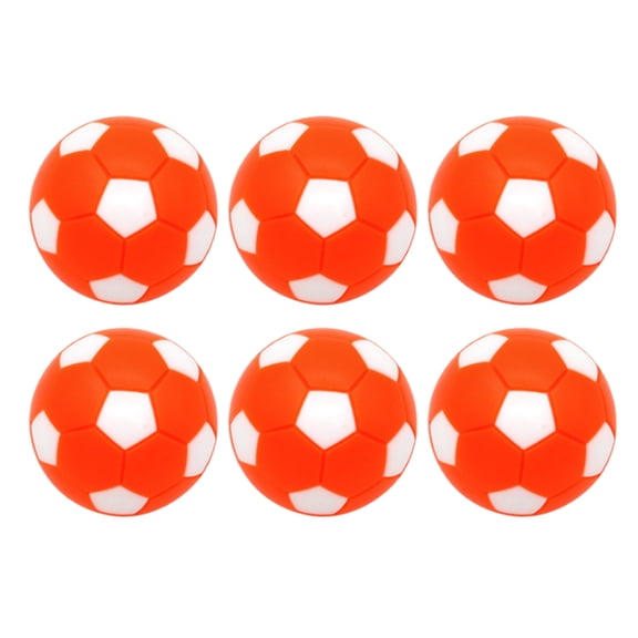 lixuesong 6 Pcs Table Soccer Foosballs Replacement Ball Official Tabletop Game Ball Table Footballs Ball Accessories