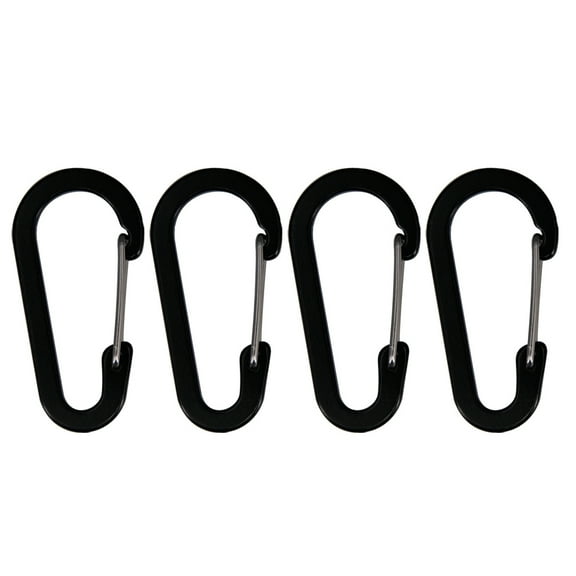 lixuesong Adjustable 6.1cm Carabiner Buckles Pack of 4 Aluminum D Carabiners Clip Quick Hooks Versatile and