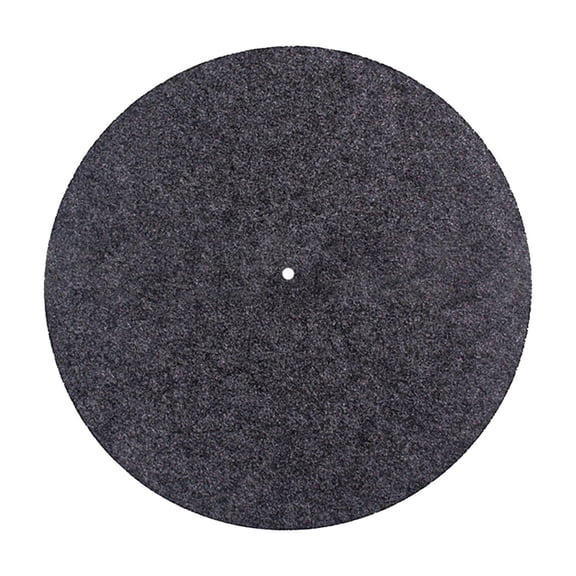 lixuesong Anti Vibrations Turntable Slipmat Record Player Mat Durability Wool Turntable Mat for Enhancing Sound