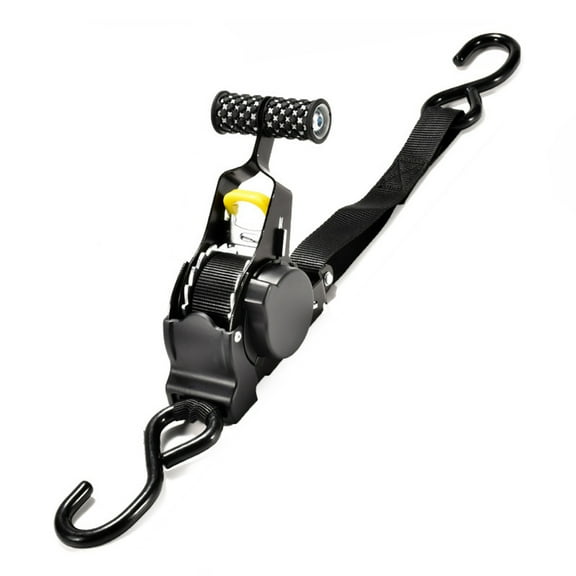 lixuesong Automatic Ratchets Tie Down Strap Adjustable Length Heavy Duty Lashing Transport Tie Down Strap for Motorbike