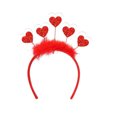 thumbnail image 1 of lixuesong Blingbling Glitters Heart Hairband for Theme Party Women Men Carnivals Hairhoop Hair Ornament Valentines Party Supply, 1 of 3