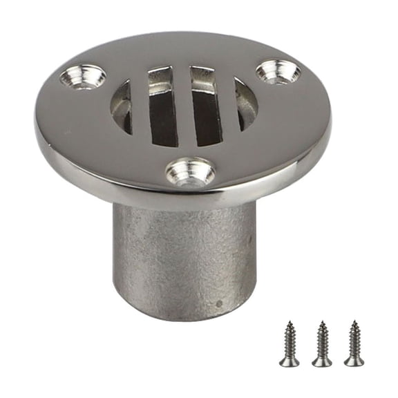 lixuesong Boat Floor Deck Drain Fit for Yacht Kayak Deck Drainage Supplies,316 Stainless Steel,For 22mm/25mm Pipe