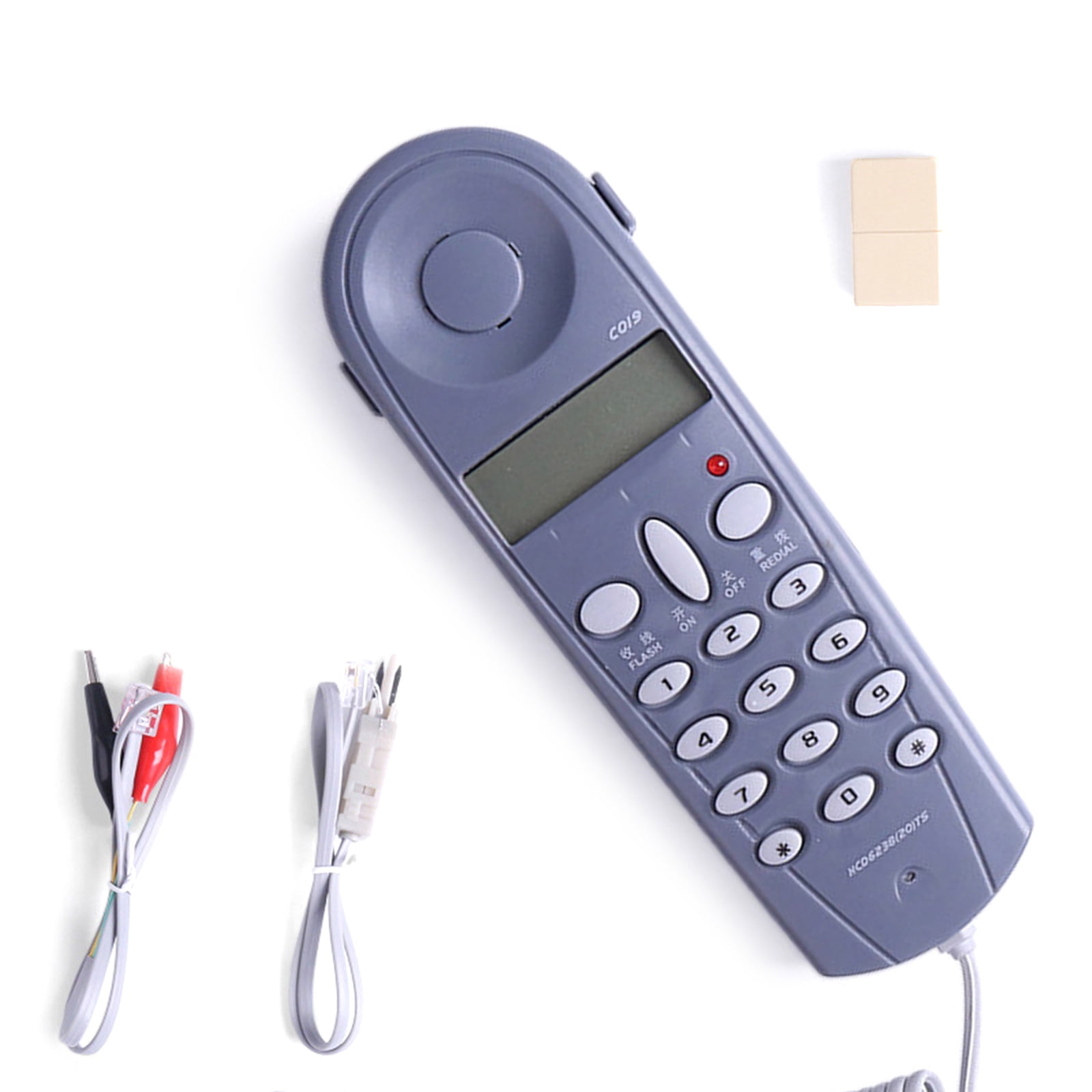 lixuesong C019 Basic Trimlines Corded Phone, Wall Mountable and Power ...