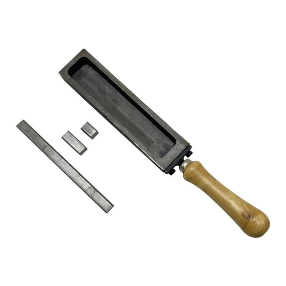 lixuesong Cast Iron Ingot Molds Metal Casting Molds Melting Gold and Silver Molds Jewelry Making Tool Iron Texture for Metal