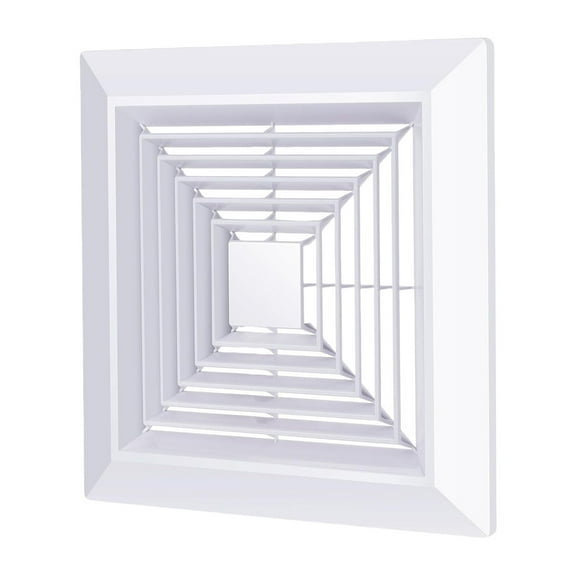 lixuesong Ceiling Exhaust Fan Covers Square Ventilator Exhaust Hoods Bathroom Ventilation Fan Covers for Kitchen and Toilet Use