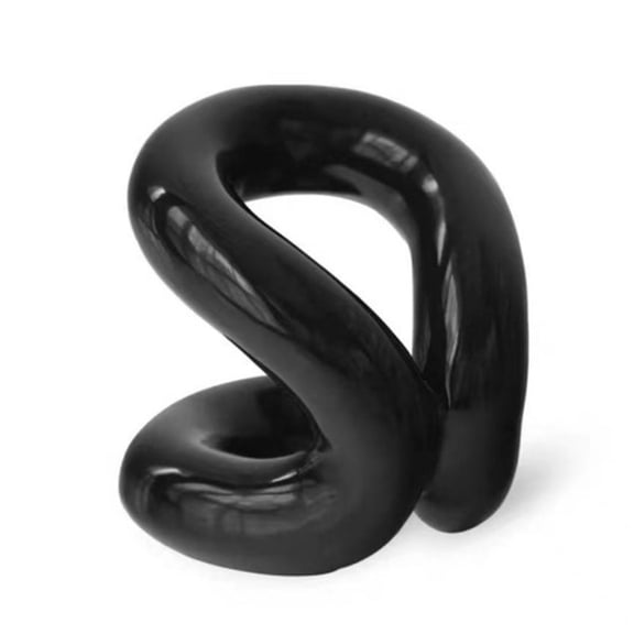 lixuesong Ceramics Toothbrush Holder Rope Knots Brush Stand for Toothbrushes for Bathroom Table and Countertops Home Decorations