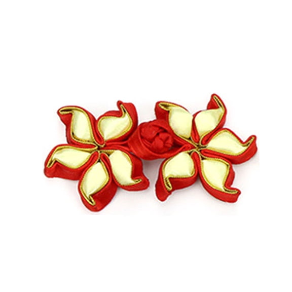 lixuesong Chinese Closures Buttons Flower Chinese Knot Frog Buttons Closures Sewing Buttons Fasteners for Coat