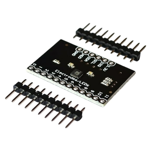 lixuesong Compactly I2C Capacitive Touch Sensors Controller Board Sensing Module With 12 Inputs For Wearable Devices